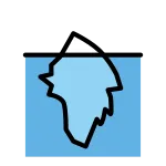 Iceberg SVG Icon